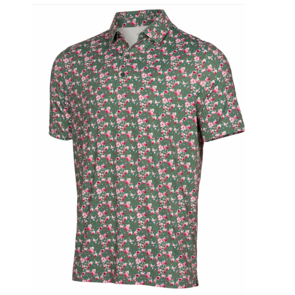 1764 GOLF • Signature Enolo Polo Bottle Green Shirt